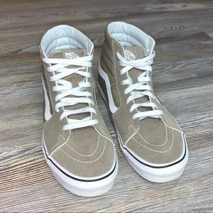 Vans SK8 Hi Desert Taupe/True White Sneaker